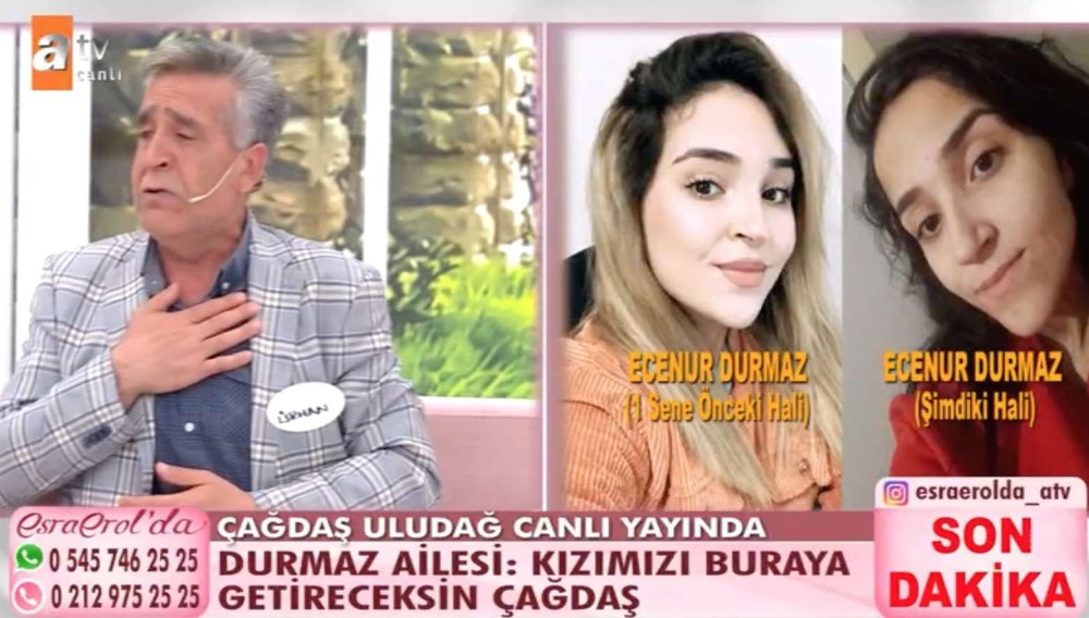 esra erol da ecenur durmaz kimdir ecenur durmaz olayi nedir